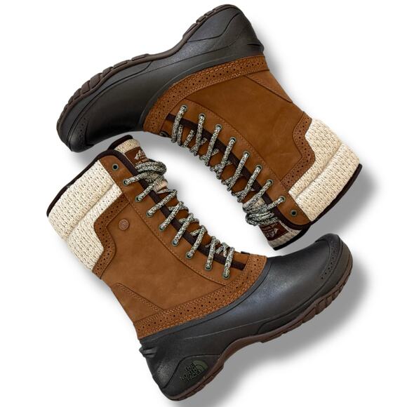 The North Face Shellista II Mid Waterproof Winter Boots Women's Size 9.5 Brown - Picture 3 of 11